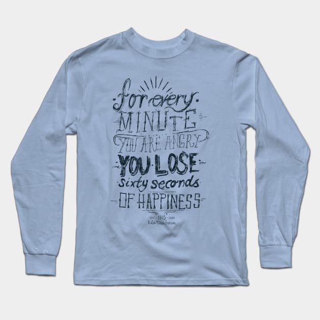 Happiness Long Sleeve T-Shirt by mikekoubou